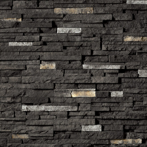 Cultured Stone Alpine Pro-Fit Ledge Handi Pak Corners Black Rundle